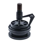 Rotary WDT tool 8 Pins. Rotary Powder Stirring:** This WDT tool features 8 pins, positioned to stir coffee grounds at varying diameters as it rotates. It helps break up clumps more efficiently for a smoother coffee experience