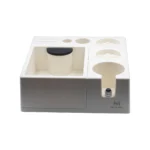 Multifunction espresso coffee tamper station ABS