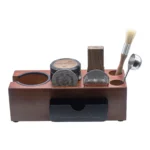 Espresso wood tamper station One Station, Endless Functionality - Image 2