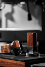 58mm Espresso Tamper with Wood Base - Image 3